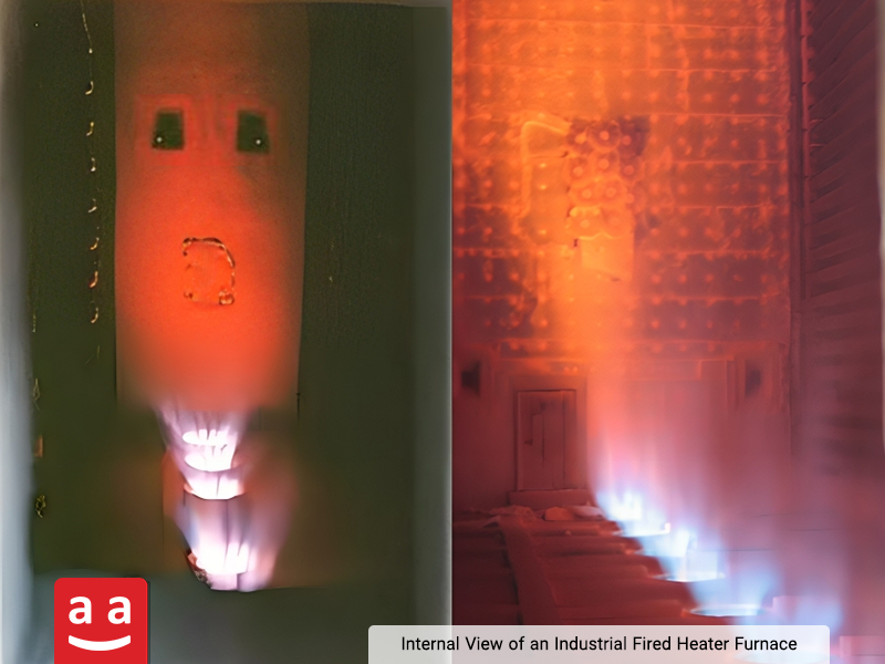 Overview of Petro-refinery burners and Their Use in Industrial Furnaces 1 Inside an Industrial Fired Heater Furnace | raadman