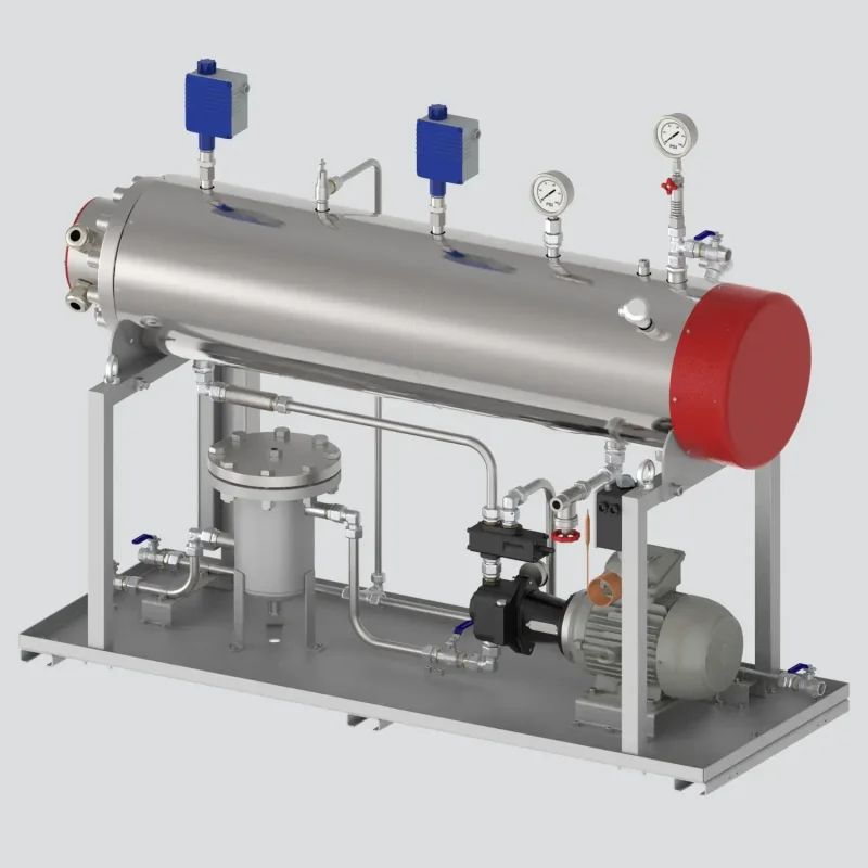 ایستگاه پیش‌‌گرمایش مازوت با ظرفیت 12000kW مدل OPU-120 | رادمن