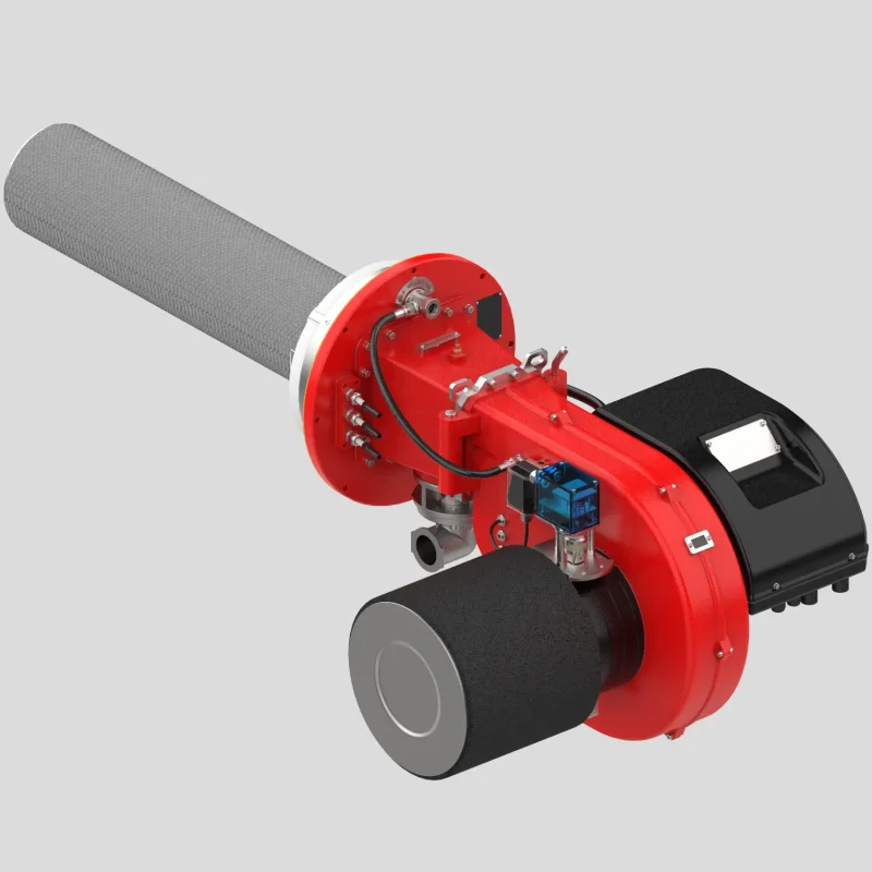 مشعل پست میکس (PM) گازسوز ظرفیت 1200kW مدل RPB-M-125/PM | رادمن