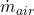 \text{\lr{$\dot{m}_{air}$}}
