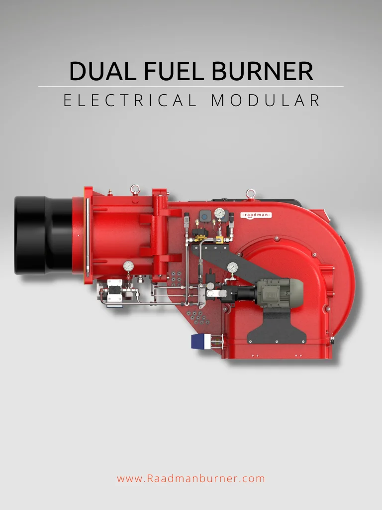 dual fuel electrical modular monoblock burner