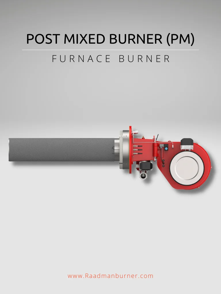 post mixed burner premixed