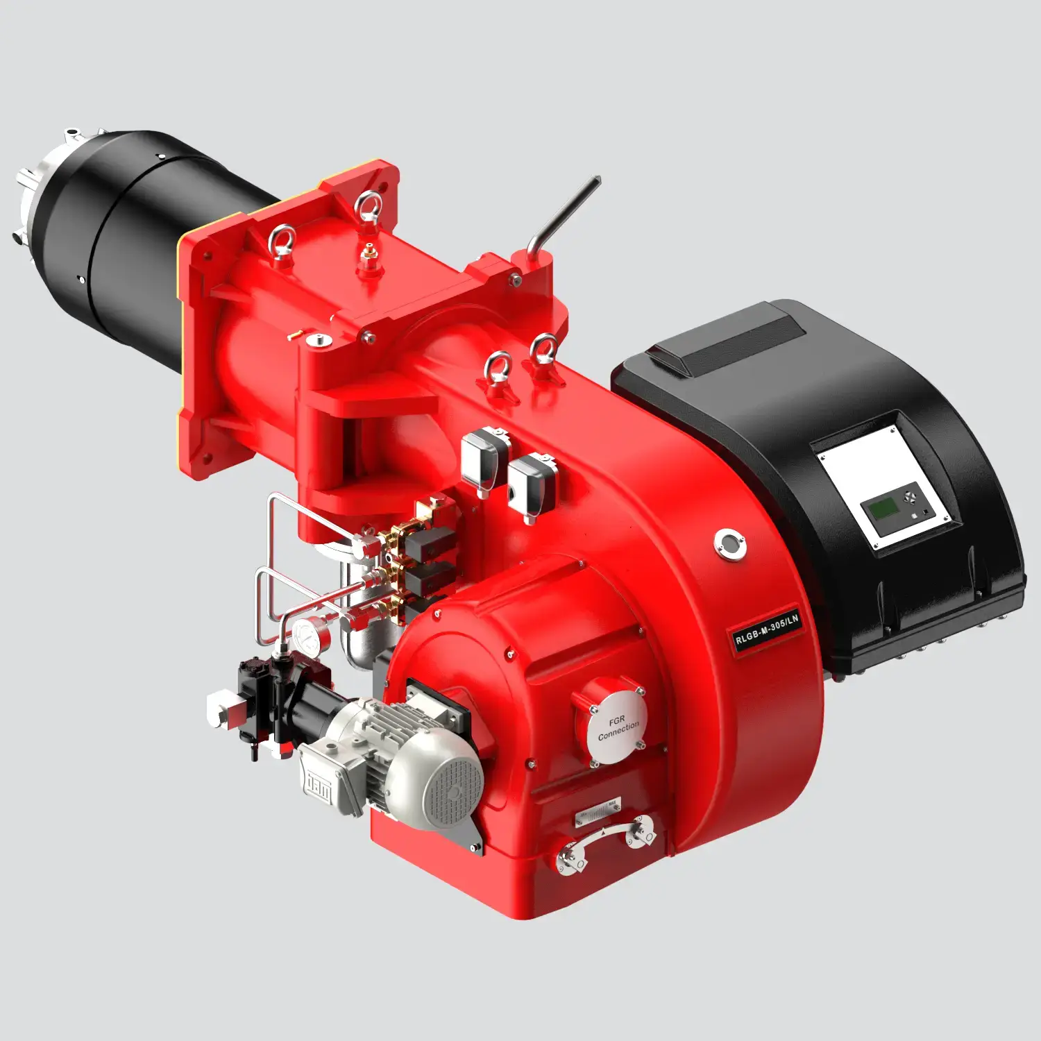RLGB-M-305-LN-ISO1 Monoblock electrical modular dual fuel burner