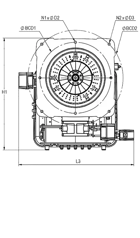 RGB-M-1250-DB ELECTRICAL DUAL BLOCK GAS BURNER