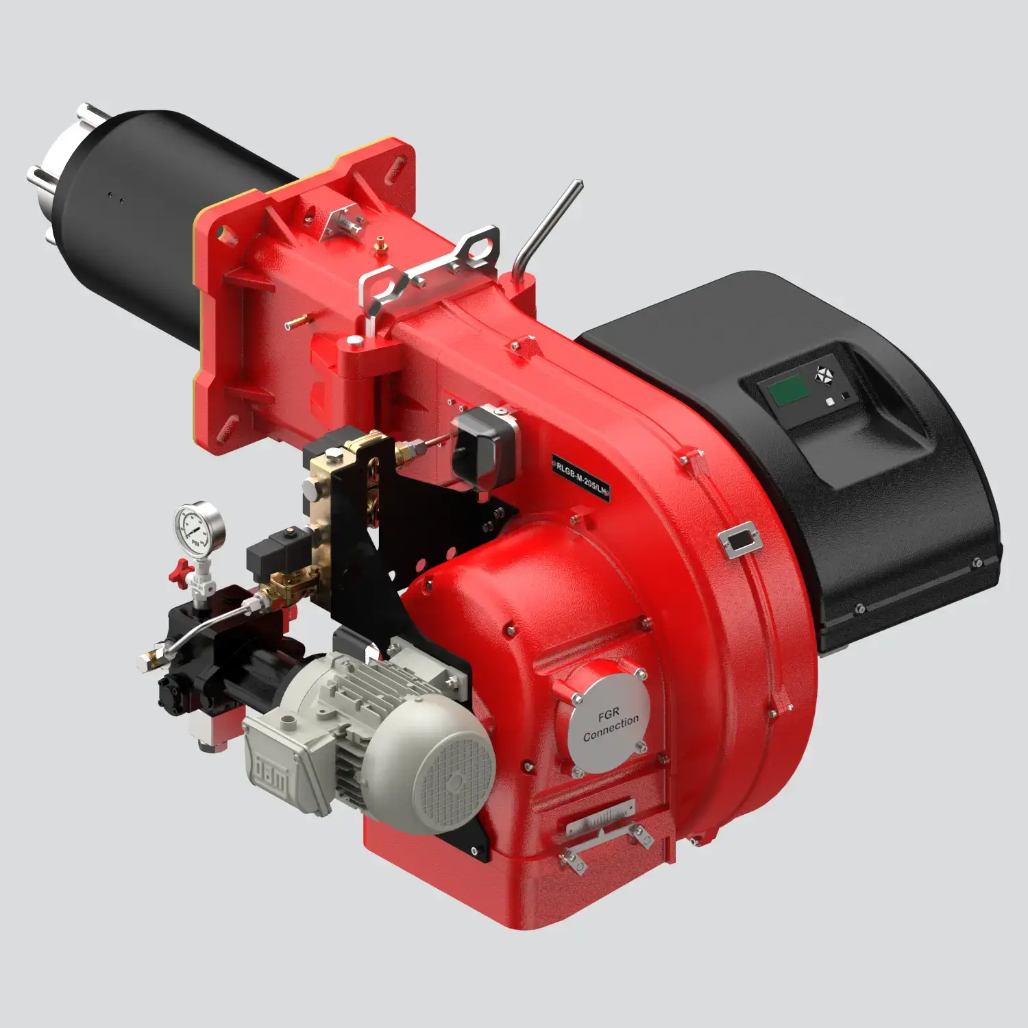 RLGB-M-205-LN-ISO2 monobloc electrical modular dual fuel low NOx burner