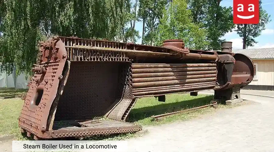 Overview of Fire-Tube Boiler Types and Their Components 1 A Locomotive with a Steam Boiler | Raadman