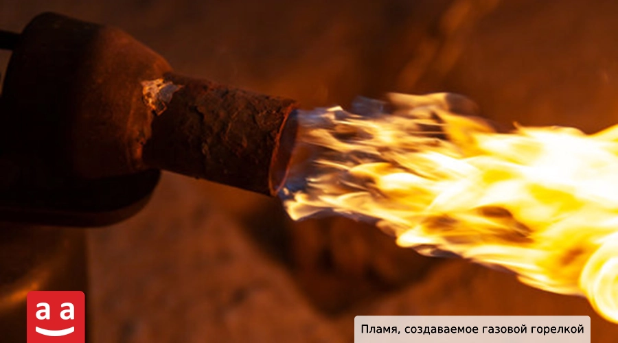 Газовая горелка: полный обзор и применение в различных отраслях 3 Крупный план пламени промышленной газовой горелки | Raadman