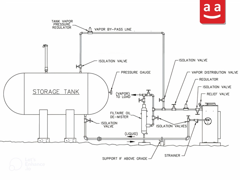 LPG Depolama Tankı ve vaporizatör | raadman