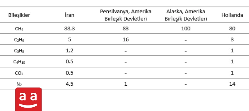 doğal gaz bileşenleri | raadman 